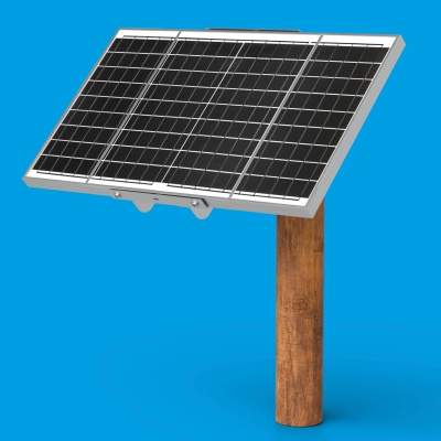 40W Pole/Post Mountable Auxilliary Solar Panel for Tank Sender