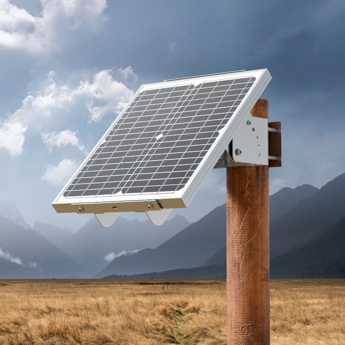 20W Post Mount Solar Panel 10