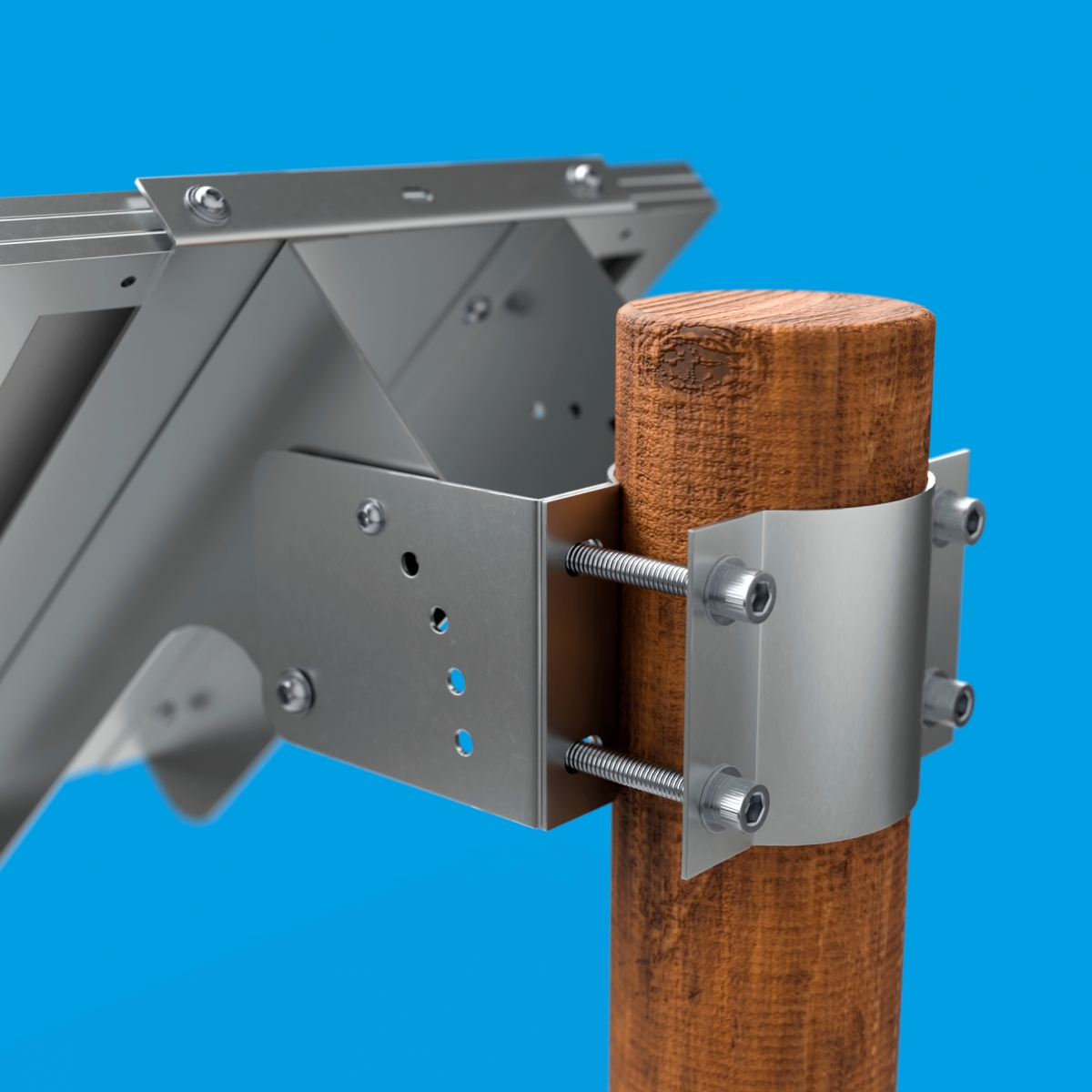 40W Post Mount Solar Panel 6